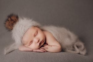 Adelaide newborn baby photographer's photo of a newborn baby.