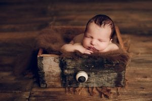Adelaide newborn baby photographer's photo of a newborn baby.