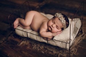 Adelaide newborn baby photographer's photo of a newborn baby.