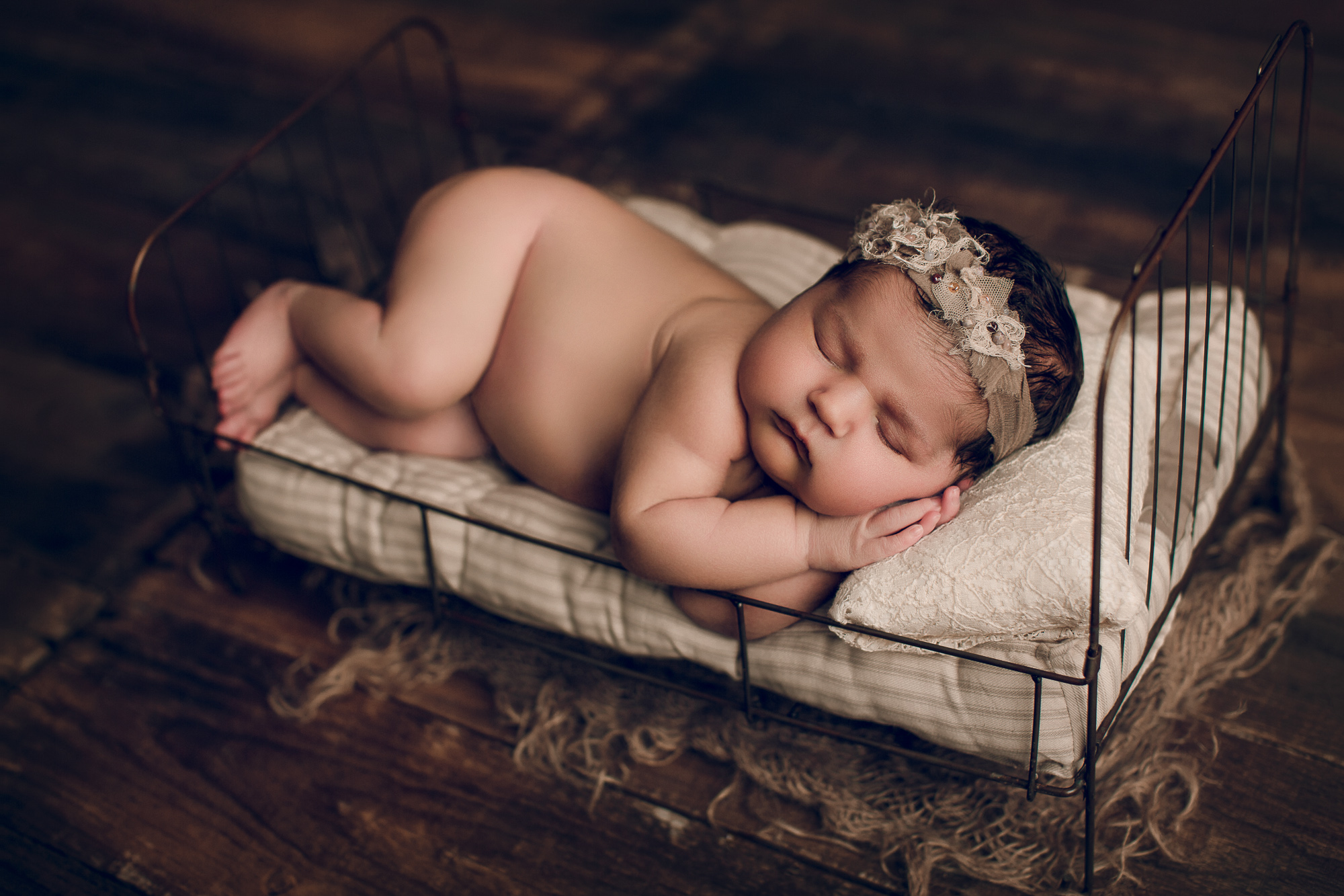 Adelaide newborn baby photographer's photo of a newborn baby.