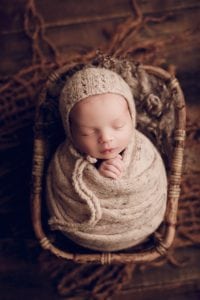 Adelaide newborn baby photographer's photo of a newborn baby boy.