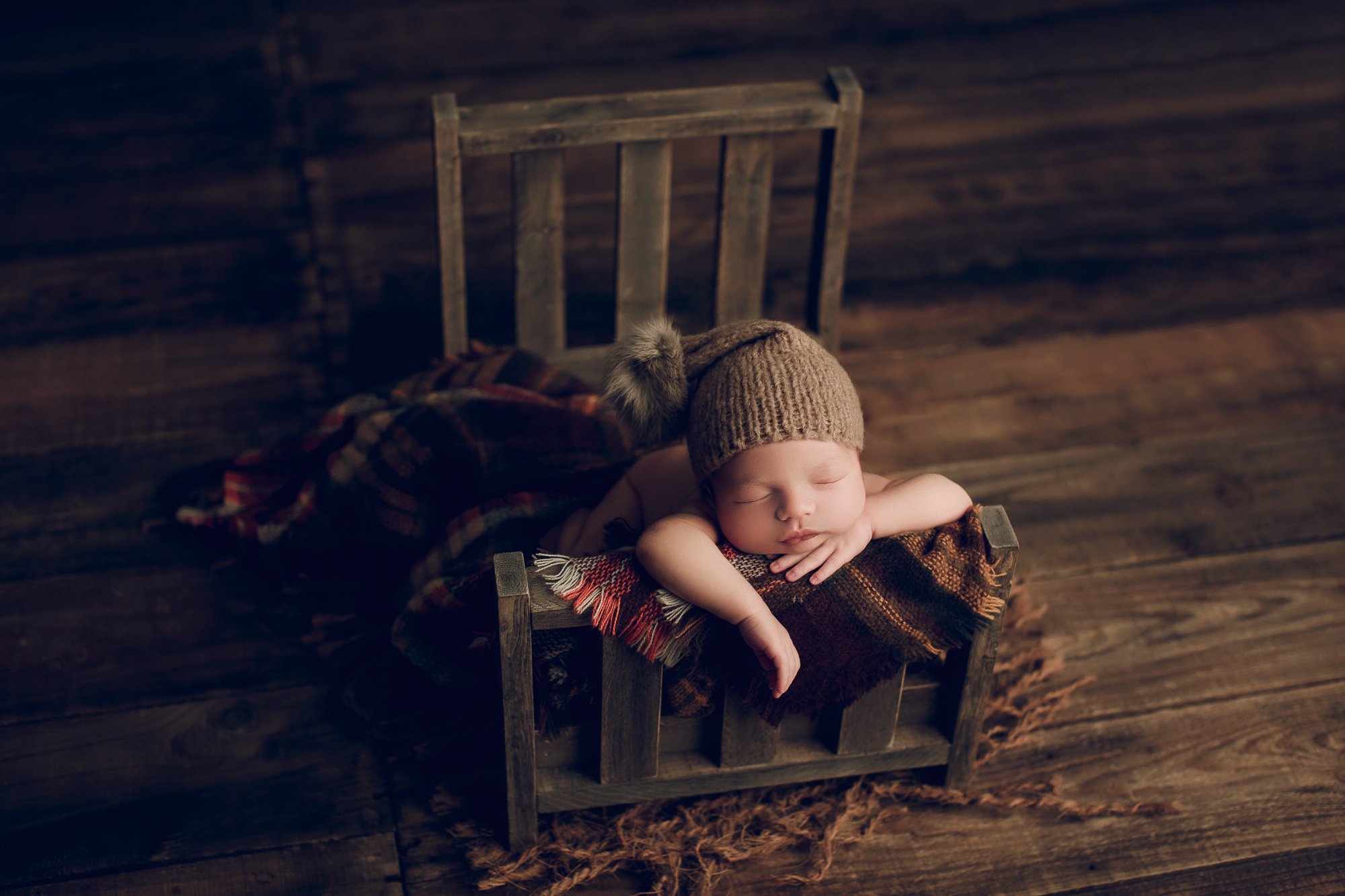 Adelaide newborn baby photographer's photo of a newborn baby boy.