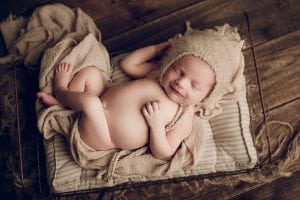 Adelaide newborn baby photographer's photo of a newborn baby boy.