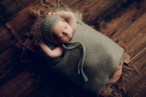 Adelaide newborn baby photographer's photo of a newborn baby boy.