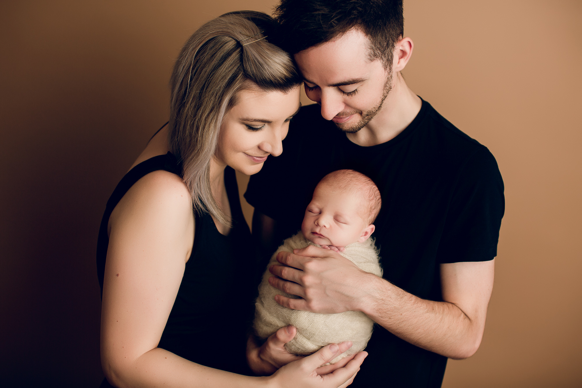 Adelaide newborn baby photographer's photo of a newborn baby boy.