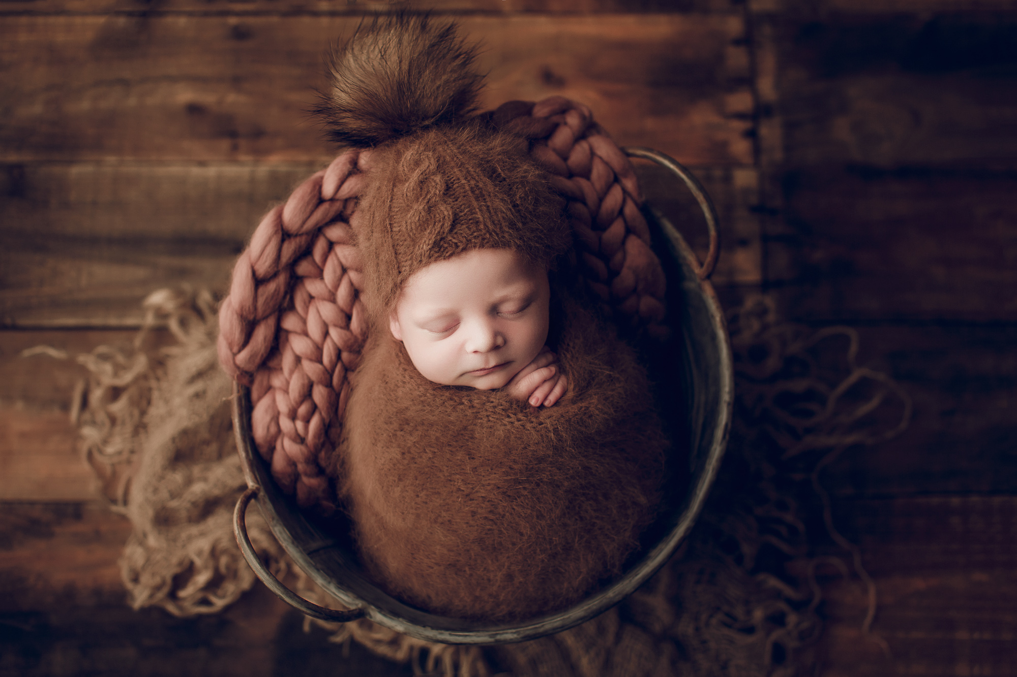 Adelaide newborn baby photographer's photo of a newborn baby boy.