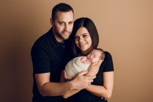 Adelaide newborn baby photographer's photo of a newborn baby girl.