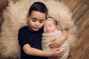 Adelaide newborn baby photographer's photo of a newborn baby girl.