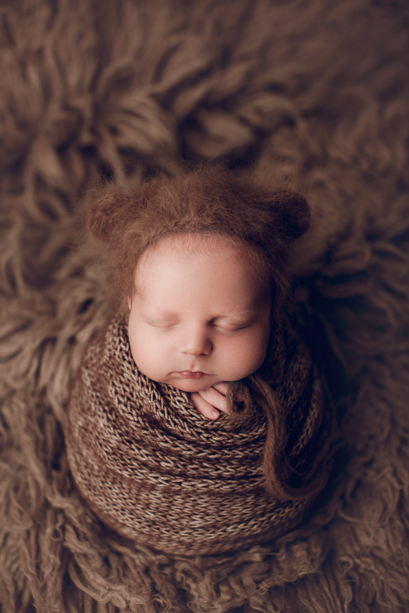 Adelaide newborn baby photographer's photo of a newborn baby boy.