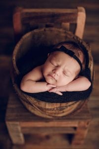 Adelaide newborn baby photographer's photo of a newborn baby girl.