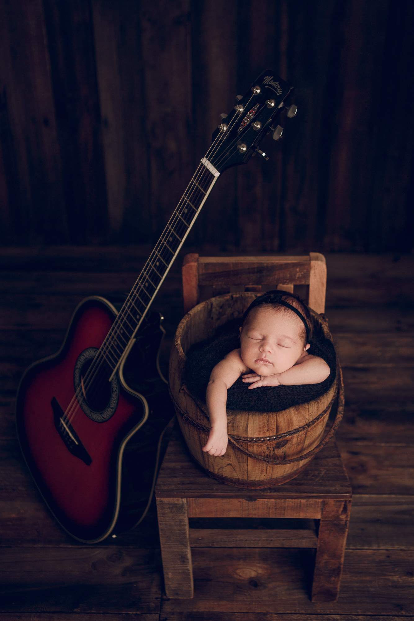 Adelaide newborn baby photographer's photo of a newborn baby girl.