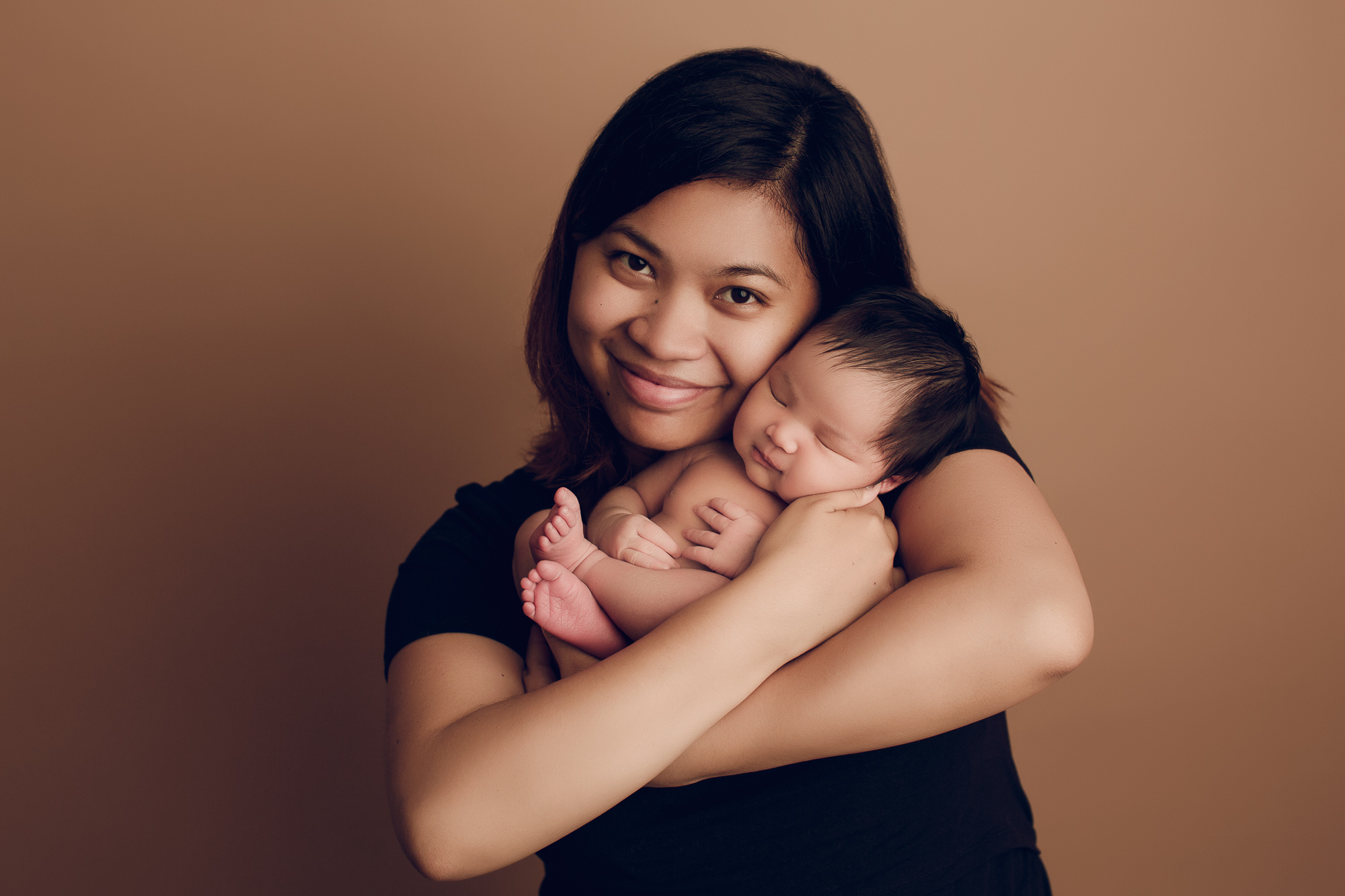 Adelaide newborn baby photographer's photo of a newborn baby girl.
