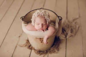Adelaide newborn baby photographer's photo of a newborn baby.