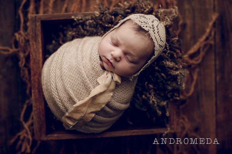 Adelaide newborn baby photographer's photo of a newborn baby.