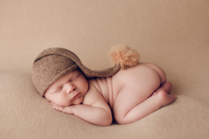 Adelaide newborn baby photographer's photo of a newborn baby boy.