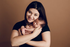 Adelaide newborn baby photographer's photo of a newborn baby girl.