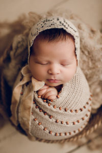 Adelaide newborn baby photographer's photo of a newborn baby girl.